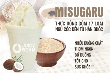 Thực phẩm tốt cho sức khỏe ! Sinh tố Misugaru cốt dừa cho bữa ăn thơm ngon
